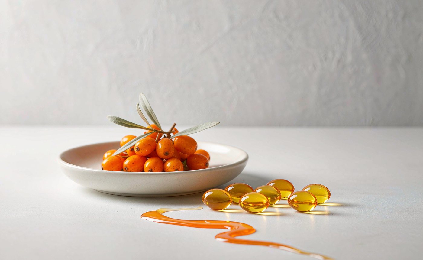 Sea Buckthorn Oil Capsules: One Omega-7 Fill for Facial and Hair Care Lines