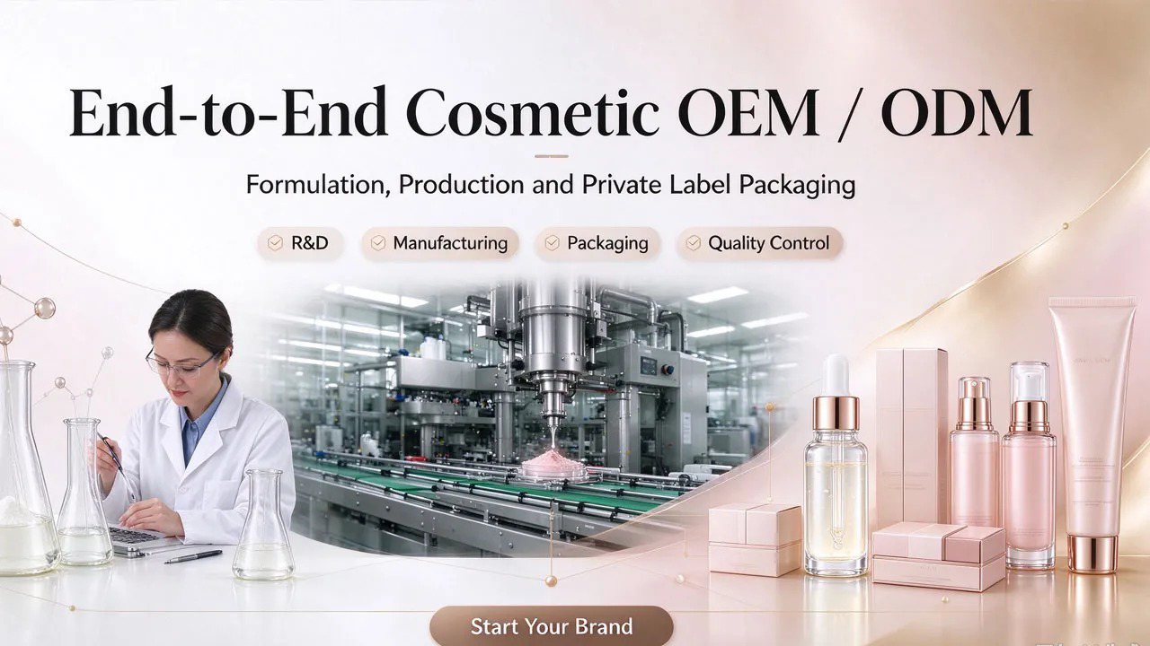 Custom Facial Serum ODM for Luxury Brand Private Label