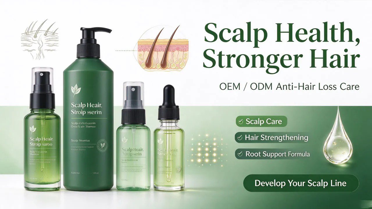 Hair Care Private Label Scalp Treatment for Dry Scalp Brands