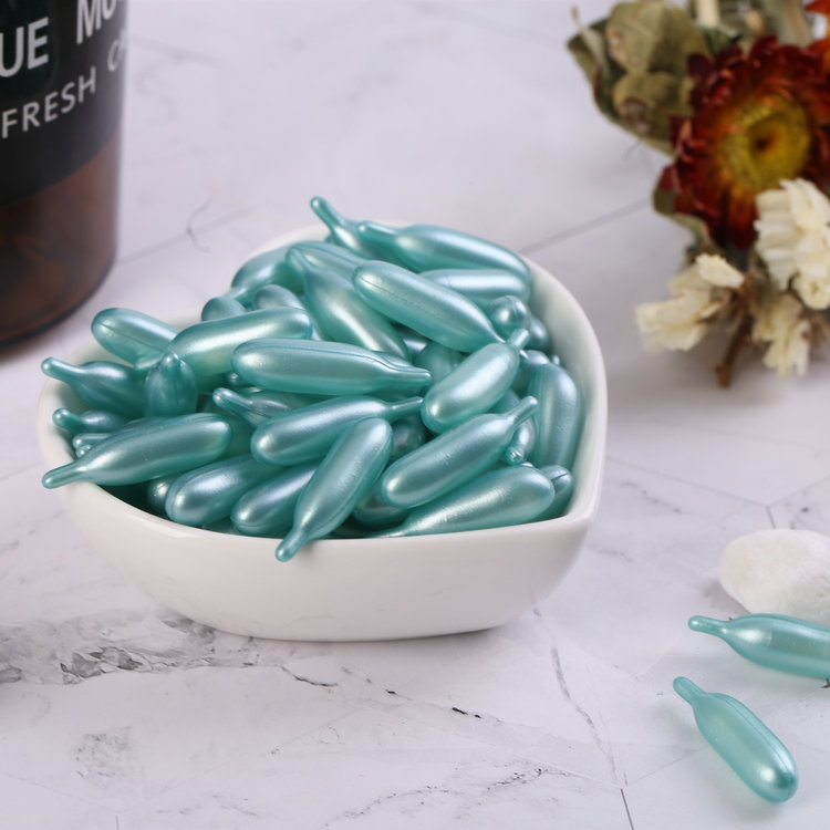 OEM/ODM Tube Type Facial Essence Soft Capsule（blue）