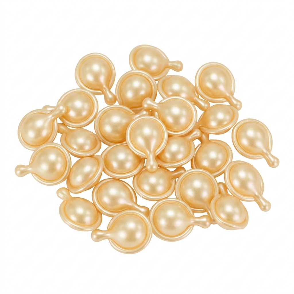 Custom Gold Softgel Skincare Capsules — OEM/ODM Premium Service