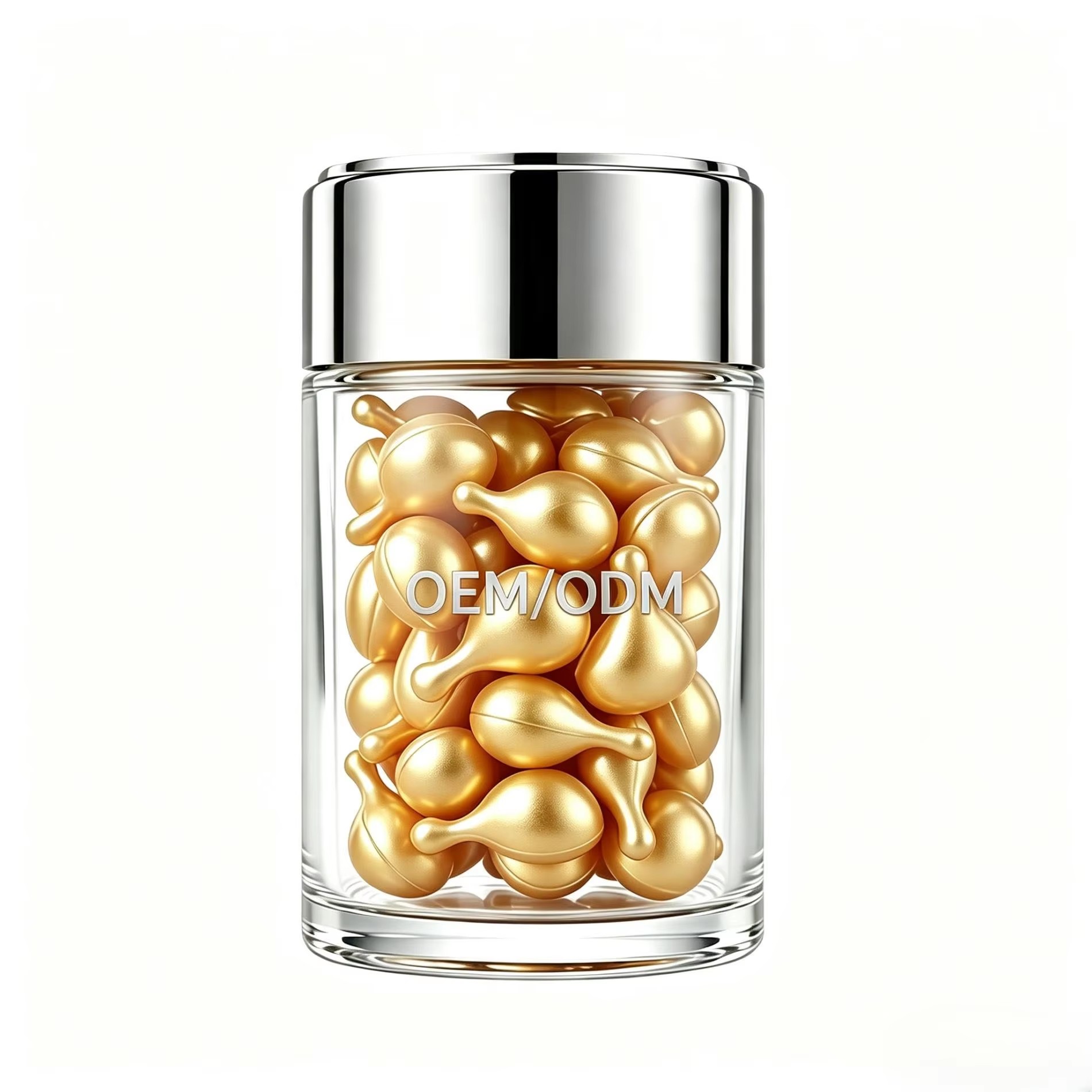 OEM Vitamin E & Licorice Root Face Serum Softgel Capsules Anti Wrinkle Brightening Hydrating Skin Care Manufacturer