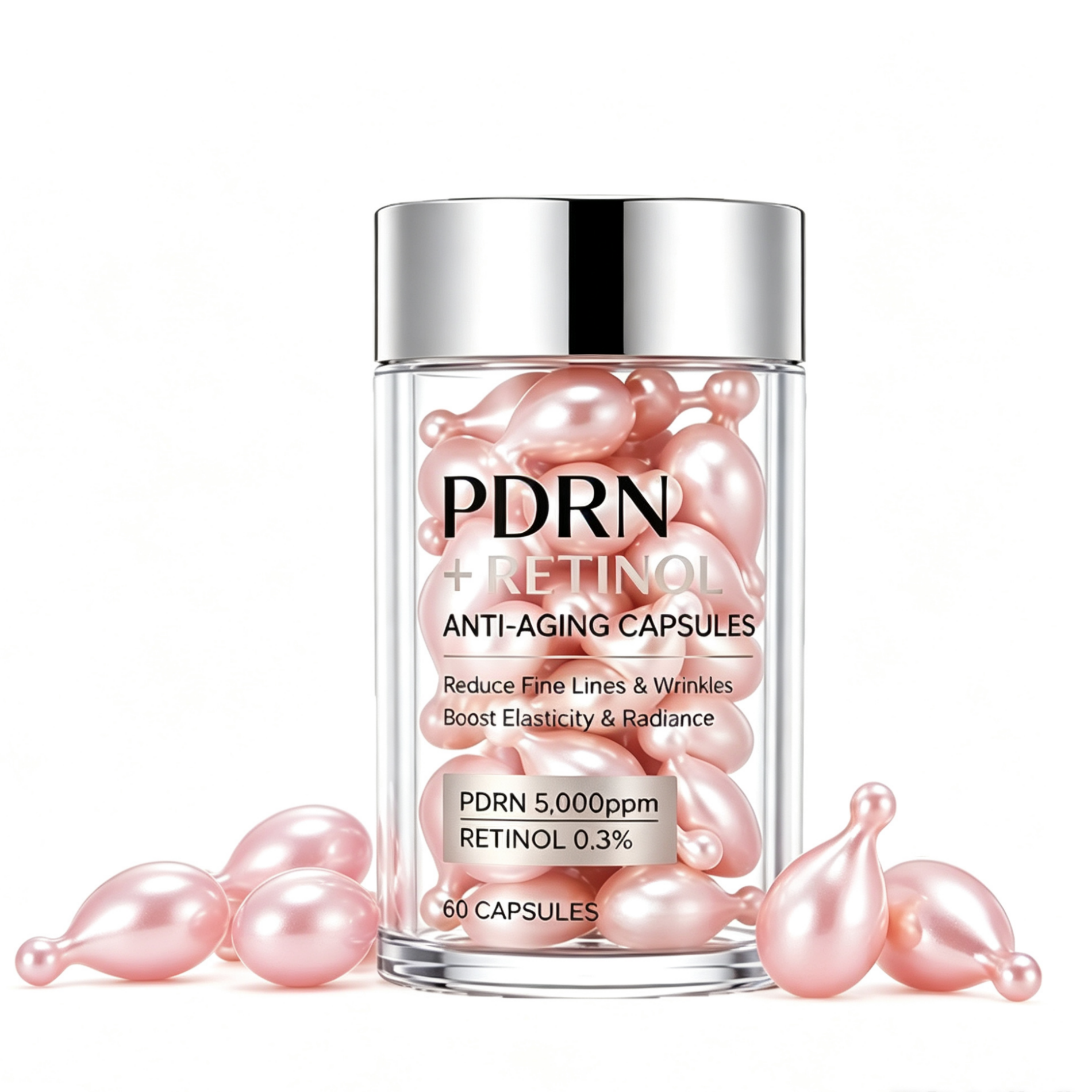 Custom PDRN + Collagen Firming Serum Softgels — OEM/ODM