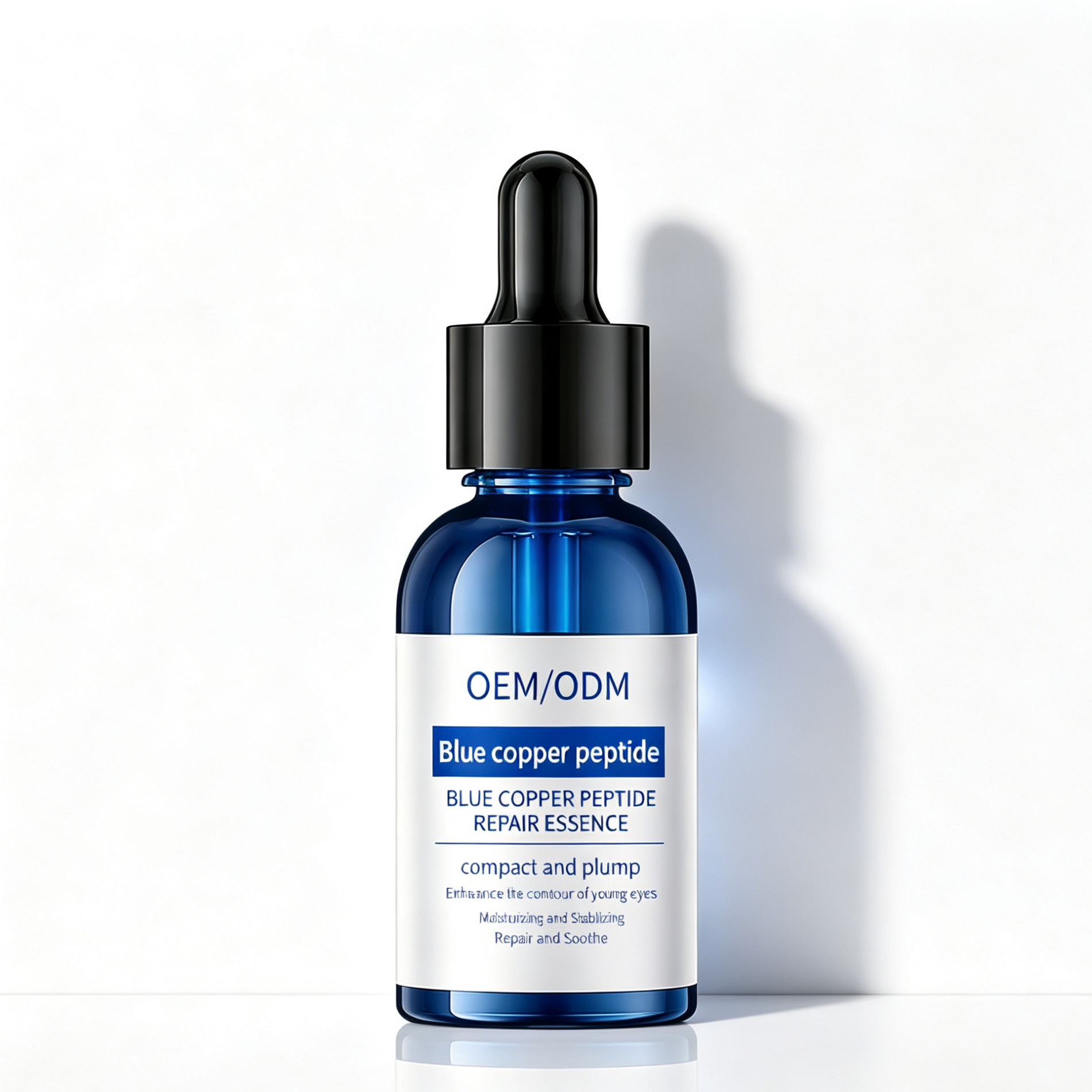  OEM Blue Copper Peptide Repair Serum — Anti-Wrinkle Firming Concentrate (Source Factory)