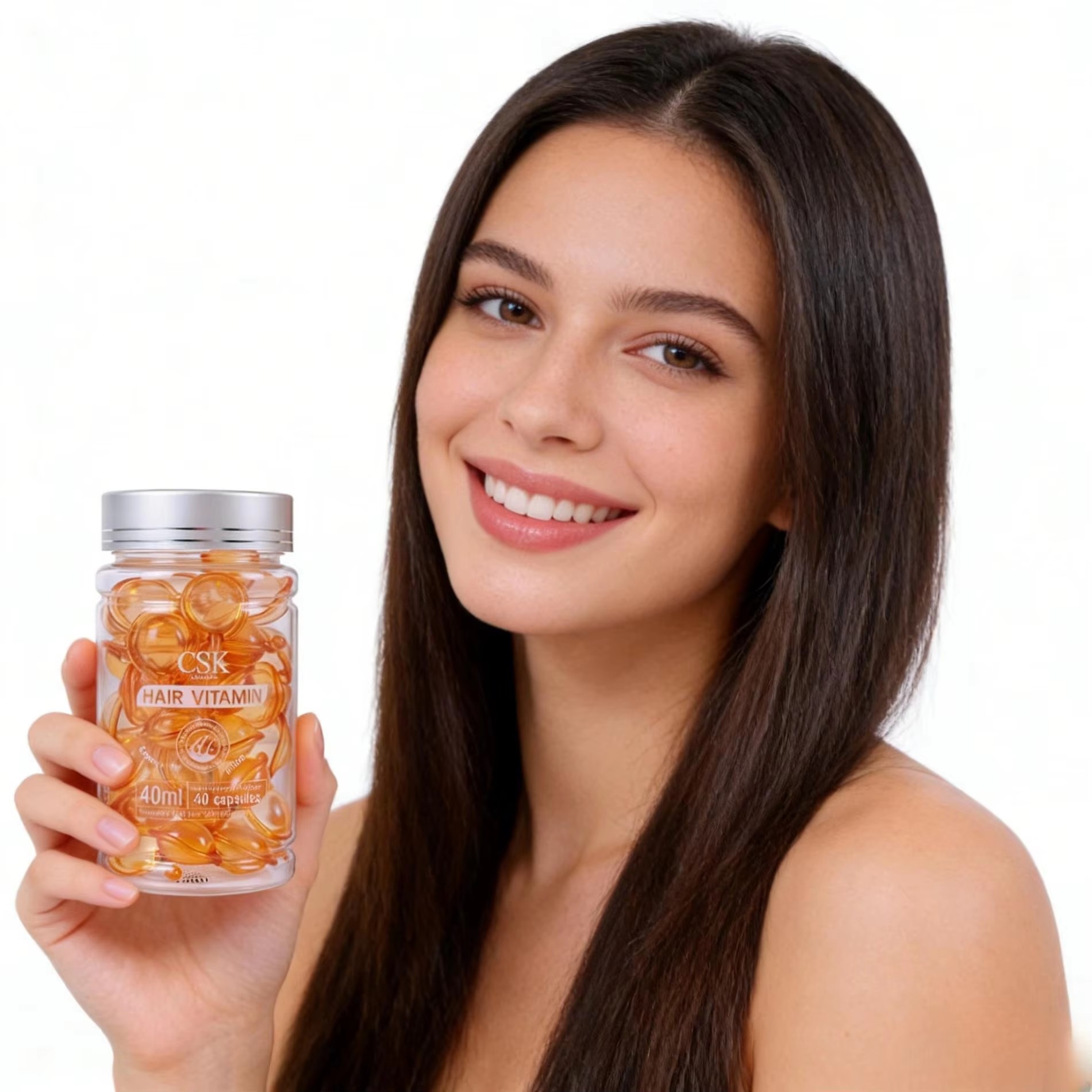 OEM Moroccan Oil No-Rinse Hair Capsules — Nourishing, Anti-Frizz & Smoothing Treatment