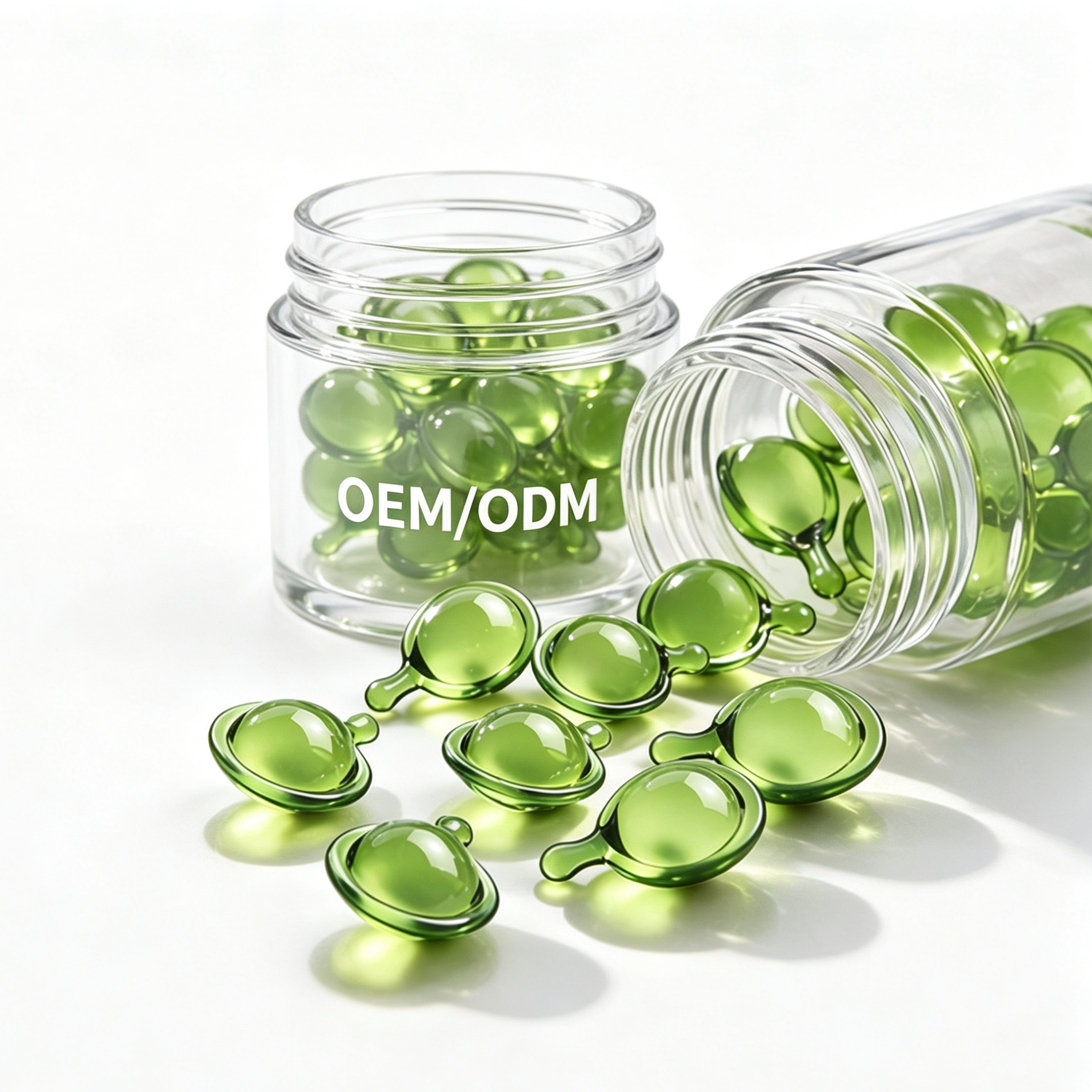 OEM Jojoba Oil No-Rinse Hair Capsules — Portable Smoothing & Anti-Frizz Nourishing Treatment