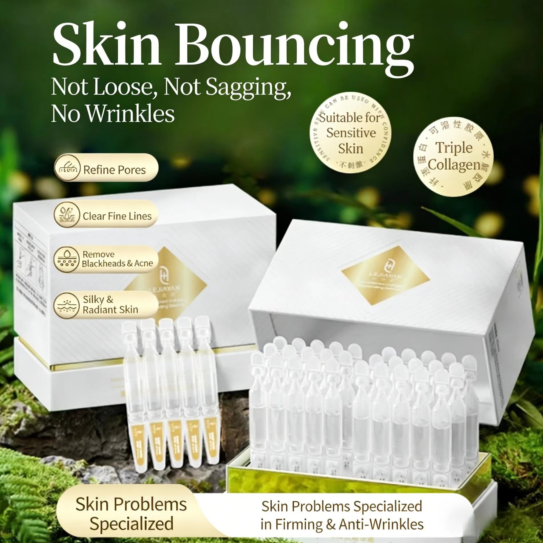 OEM Recombinant Collagen Firming Serum — Anti-Aging, Tightening & Moisturizing Wrinkle Remover