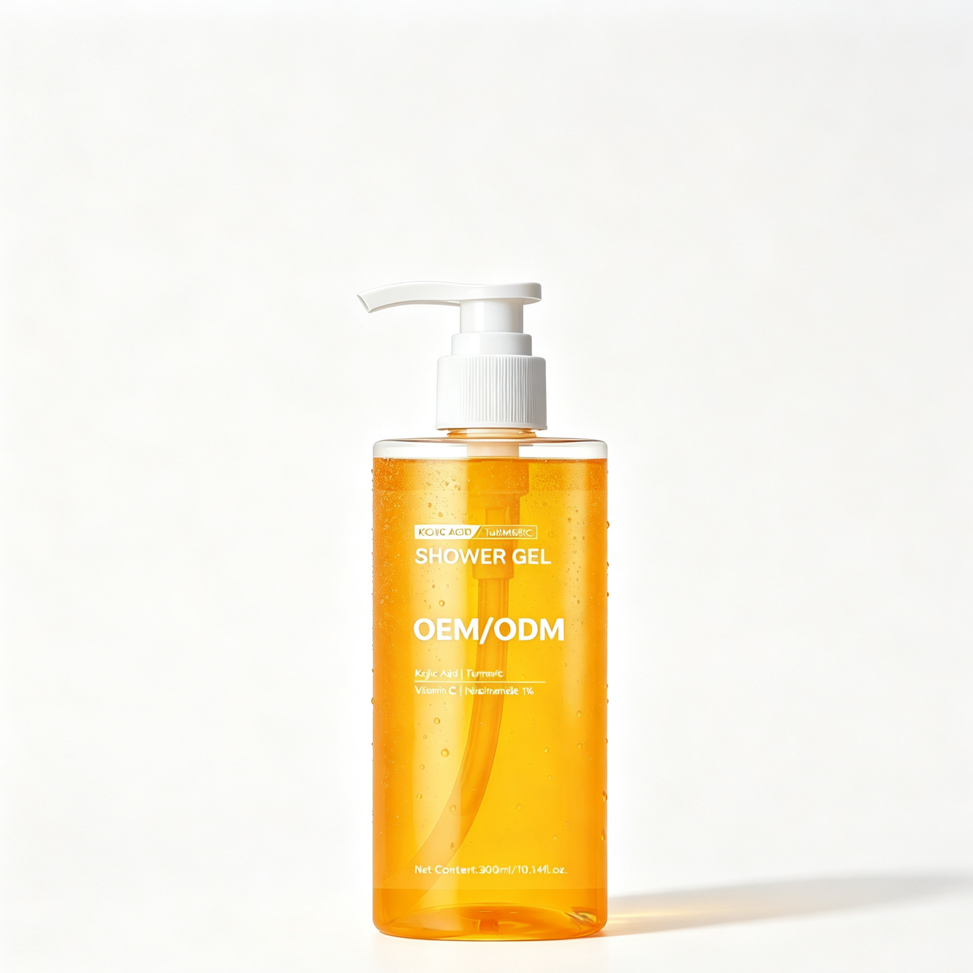 Custom Turmeric & Kojic Acid Brightening Body Wash — OEM/ODM Manufacturing