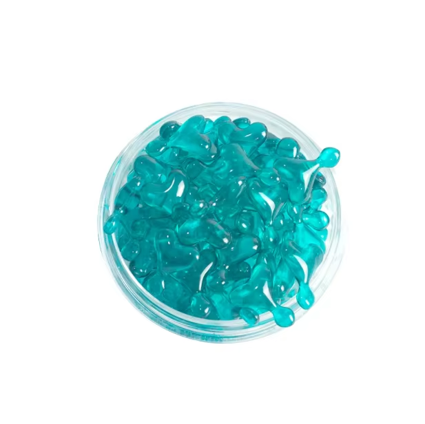 Custom Heart-Shape Blue Copper Peptide + Hyaluronic Acid Face Oil Serum Softgels — OEM/ODM