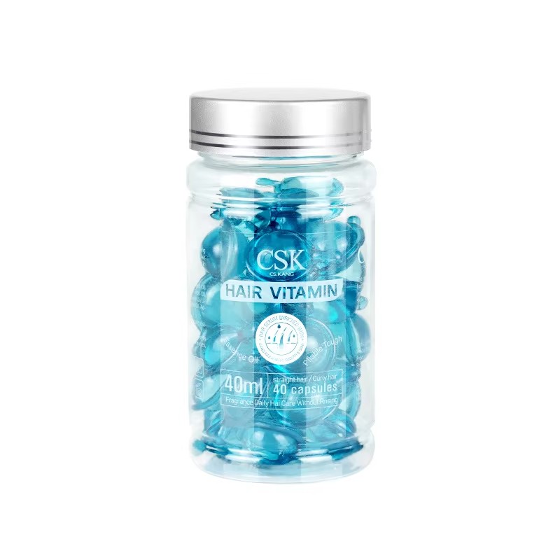OEM Smoothing Anti-Frizz Hair Oil Capsules — Disposable Nourishing Treatment