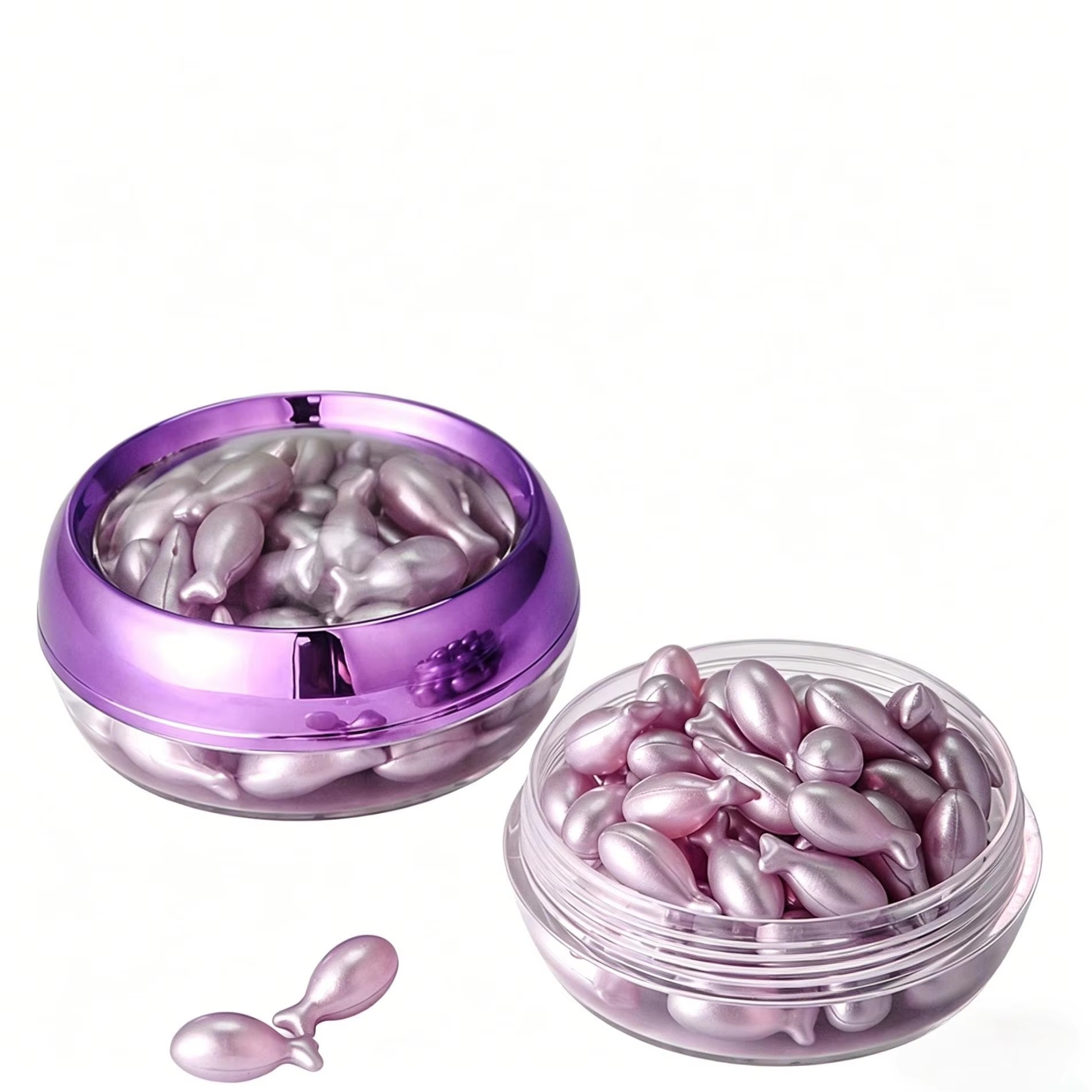 OEM Squalane + Fullerene + Placenta Firming Serum Oil Capsules — Anti-Wrinkle & Moisturizing Essence