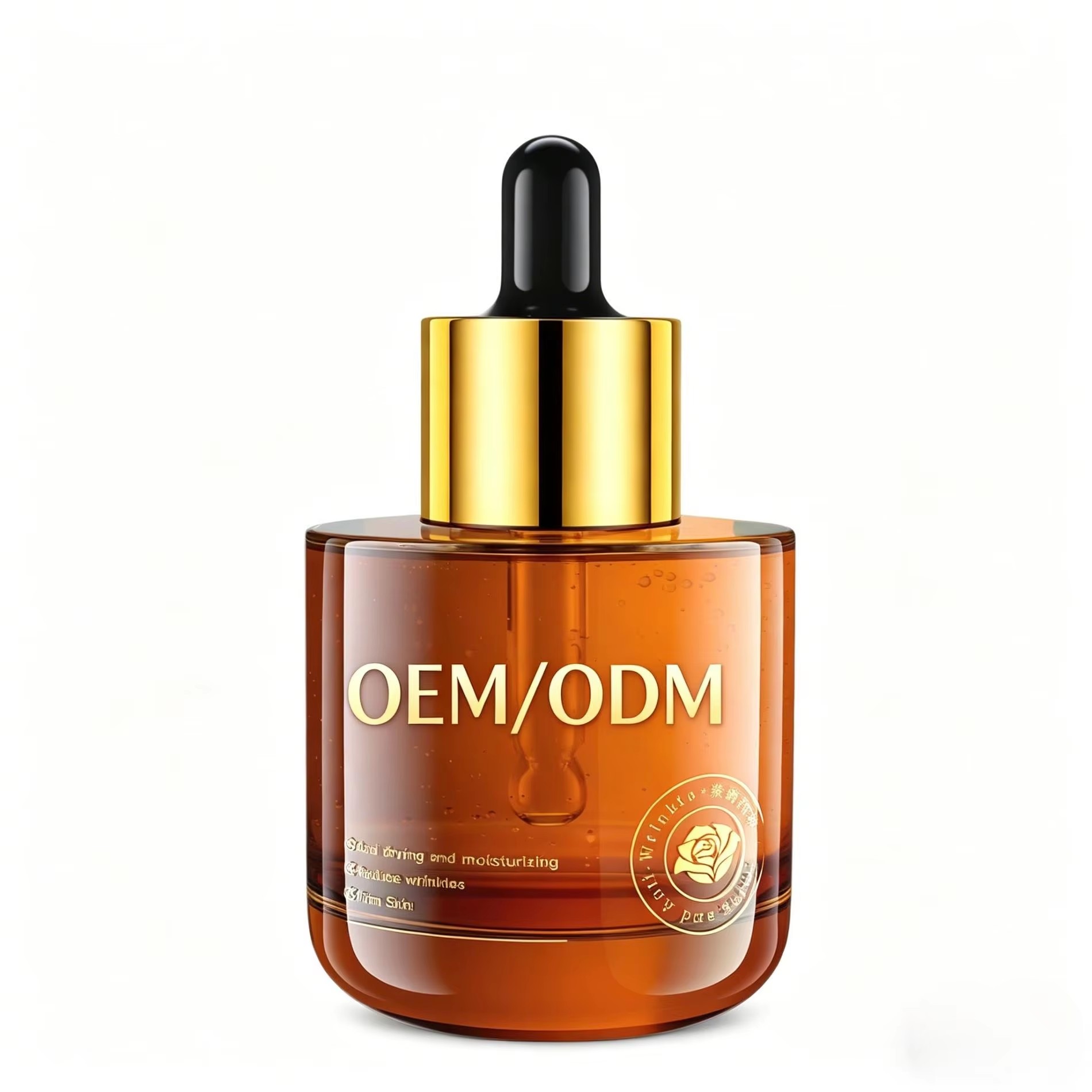 Custom Rose Firming & Anti-Wrinkle Face Oil Serum — Repairing, Lifting & Moisturizing OEM