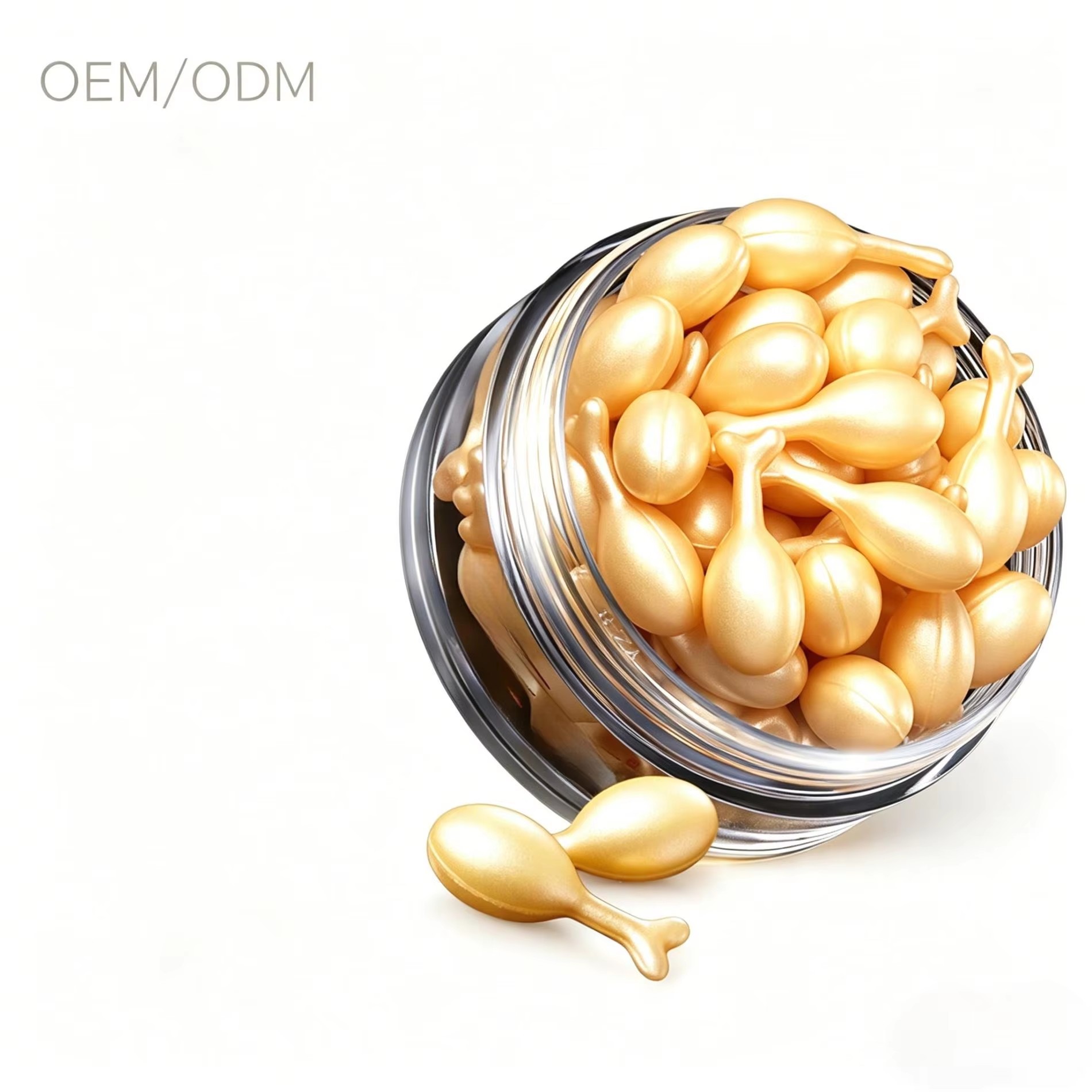Custom Placenta Extract Face Serum Softgel Capsules — Hydrating & Nourishing Skincare OEM