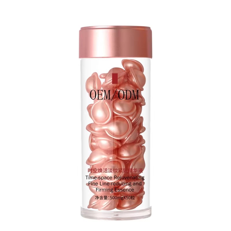 Custom Retinol + Squalane Face Serum Softgel Capsules — Moisturizing & Anti-Aging Essence OEM