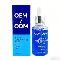 Custom Blue Copper Peptide Face Oil Serum — Moisturizing, Hydrating, Repairing & Anti-Aging OEM