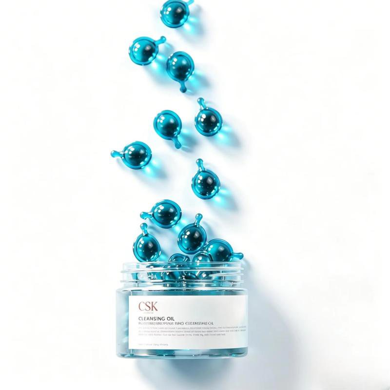 Custom Camellia Oil Cleansing Softgel Capsules — Makeup Remover & Facial Cleanser OEM