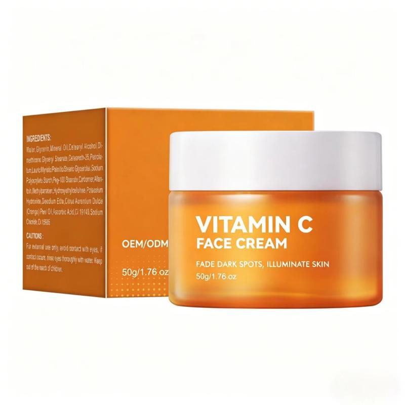 Custom Vitamin C All-in-One Face Cream — Moisturizing, Brightening, Lifting & Pore-Minimizing OEM