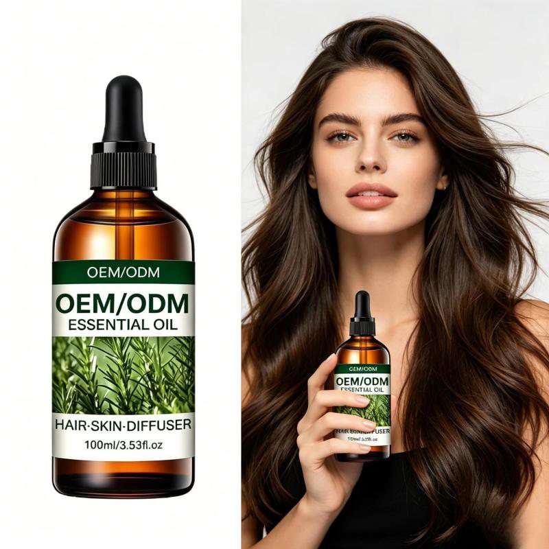 OEM/ODM Rosemary Hair Oil — Scalp Nourishing, Smoothing & Repair for Dry, Damaged Hair