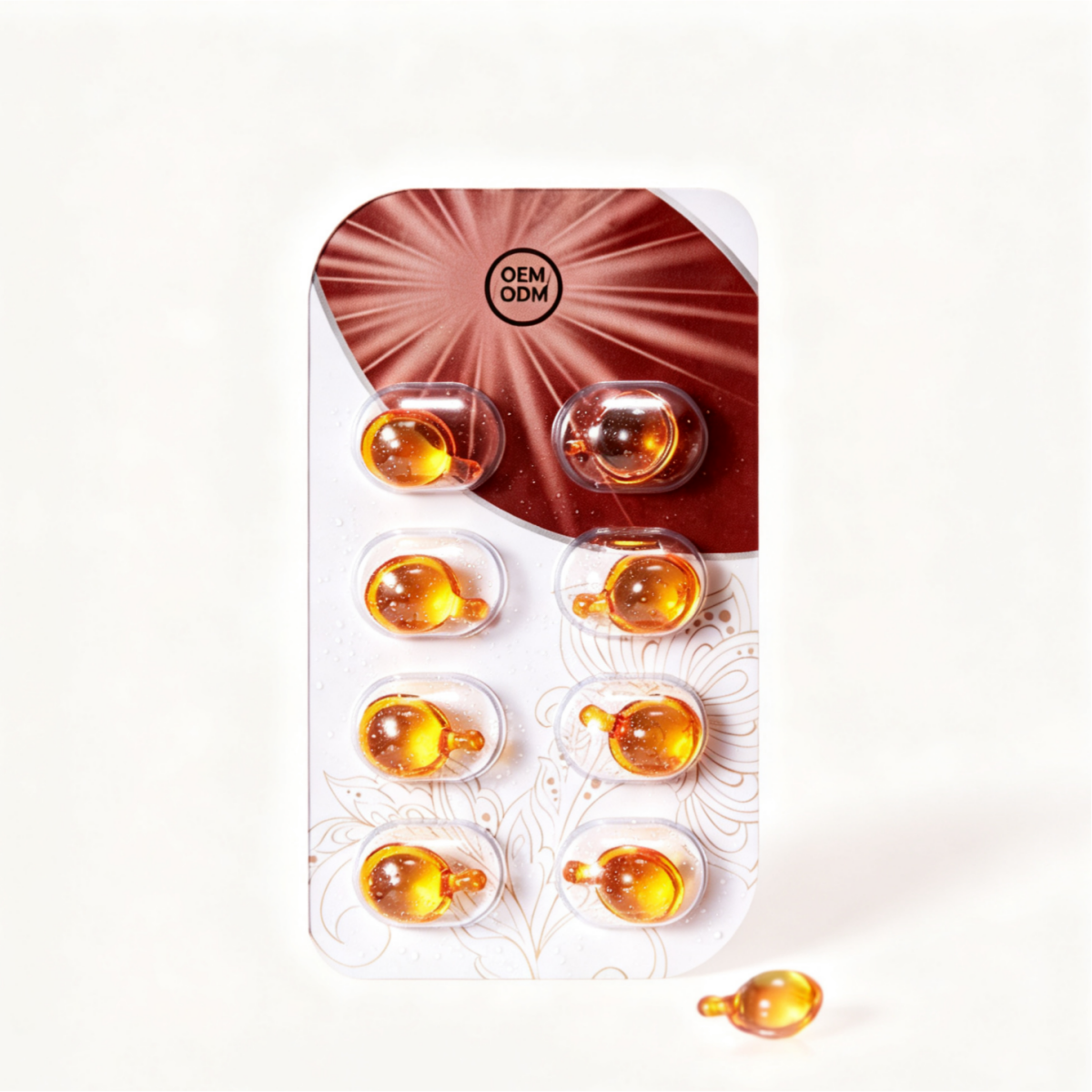 OEM Keratin Daily Care Hair Oil Softgel Capsules Nourishing Repairing Custom Source Factory