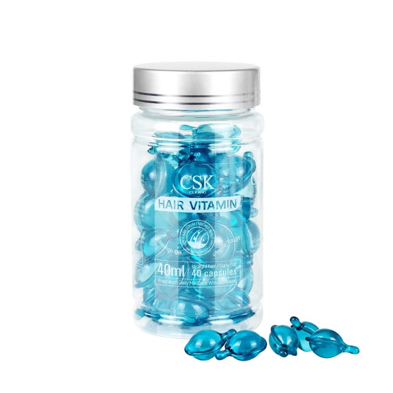 CS-K Damaged Hair Repair & Nourishing Hair Oil Capsules with Vitamin E & Avocado Oil-Hair Treatment Essence