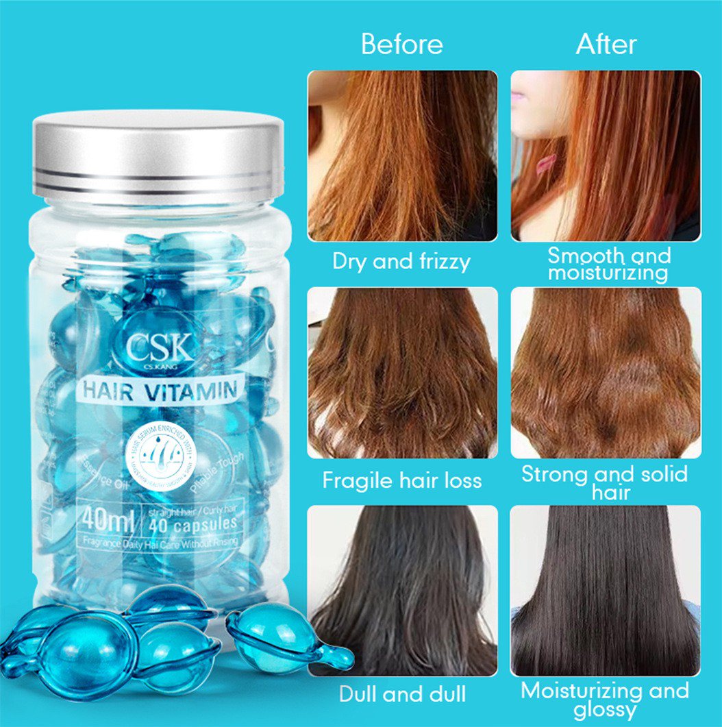 Portable Hair Growth Argan Oil & Coconut Oil Nourishing Moisturizing Repair Customizable Softgels for All Types of Hair