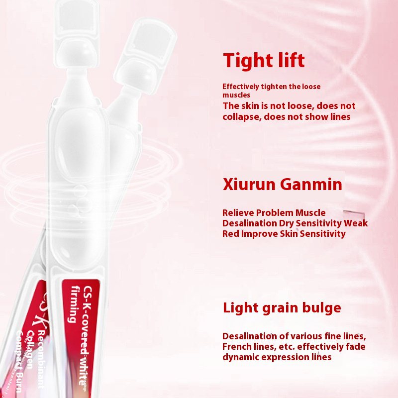 Sodium Hyaluronate Recombinant Collagen Hydrating Moisturizing Facial for Essence Light Grain Tightener for Face Face Serum