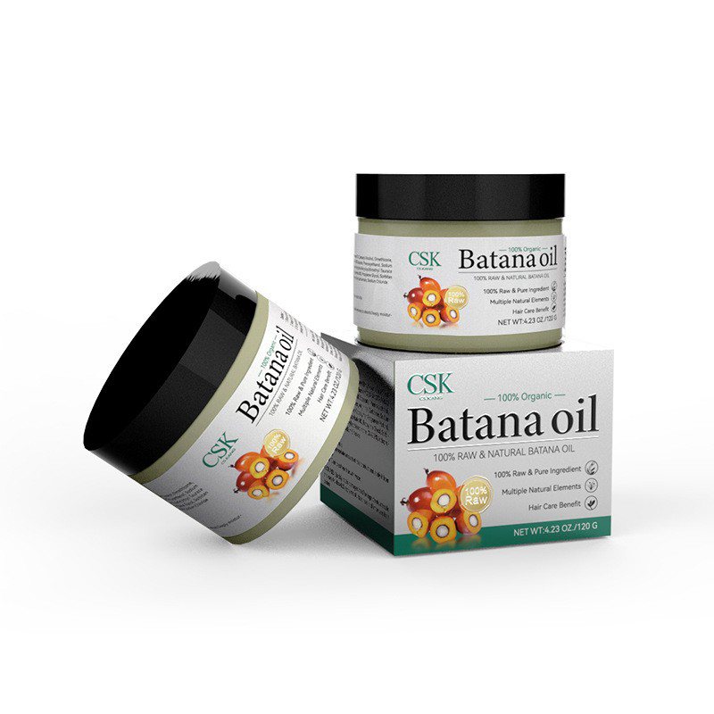 Private Label Organic Batana Oil Keratin Hair Cream - Frizz Control and Scalp Treatment - Natural Hair Repair