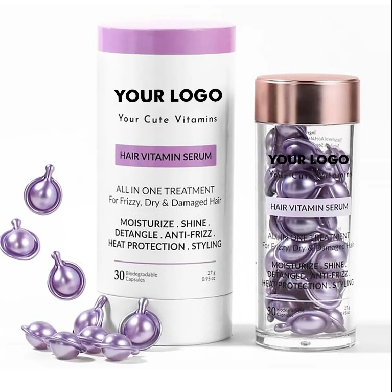 High Quality Control Argan Capsule Protein Treatment Essential Oil For Smoothing Hydrating Protective Hair Essential Oil