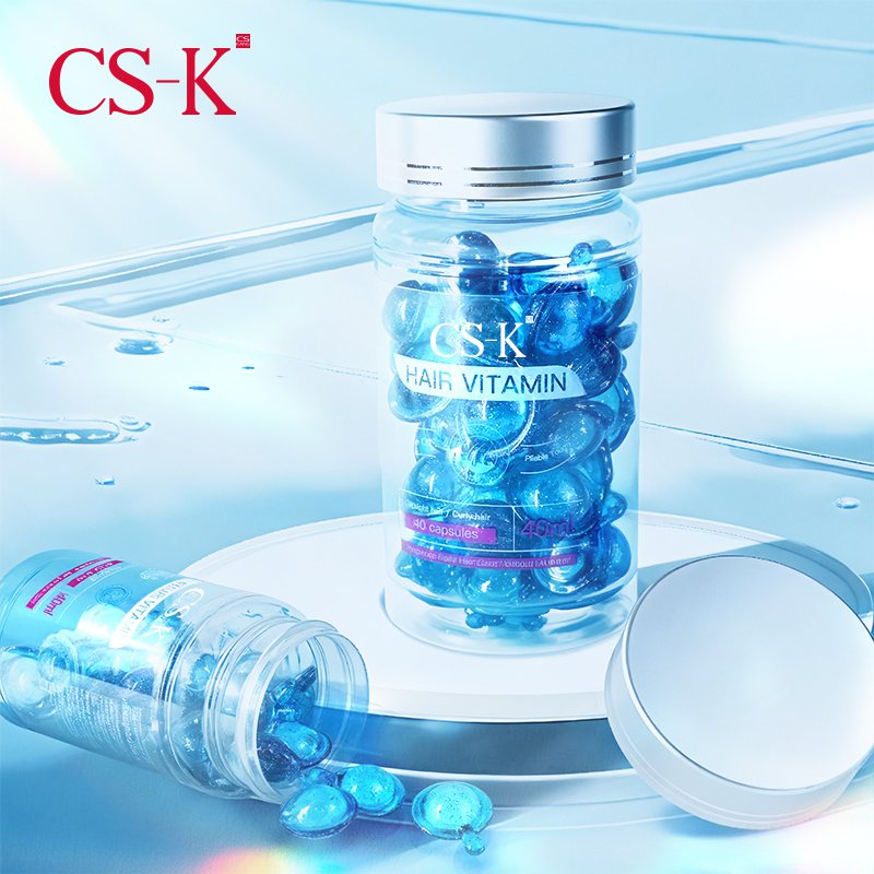 Private Label Hair Growth Vitamin E C Capsules with Essential Oils Customizable Hair Vitamins Skincare Products Capsule Serum