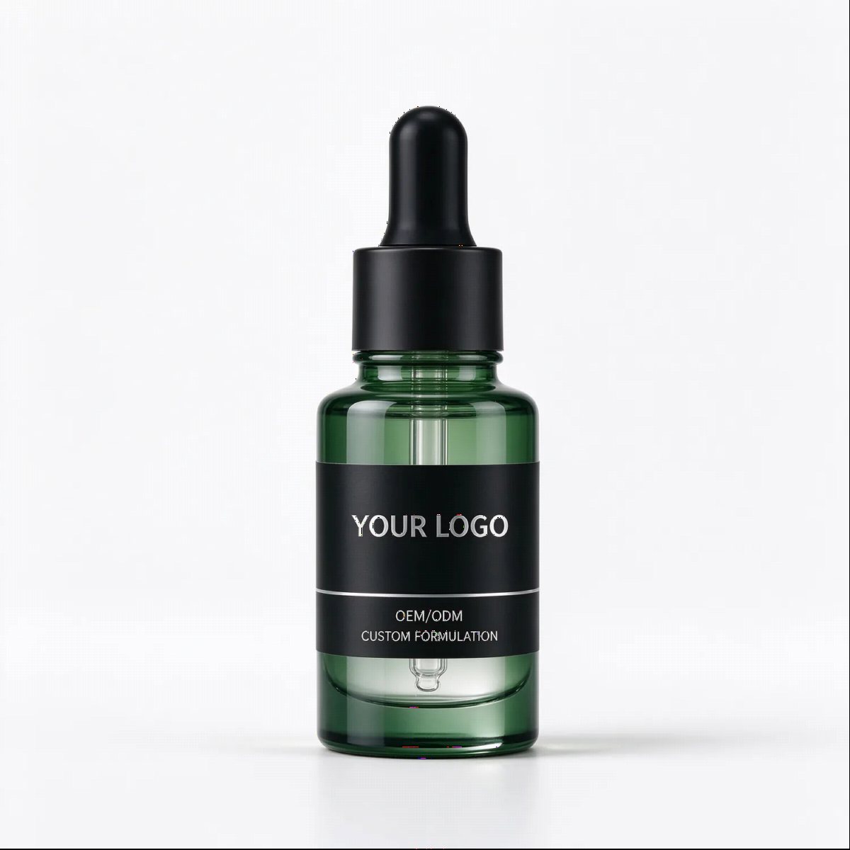 Deep Green Dropper Serum Bottle | OEM ODM Custom
