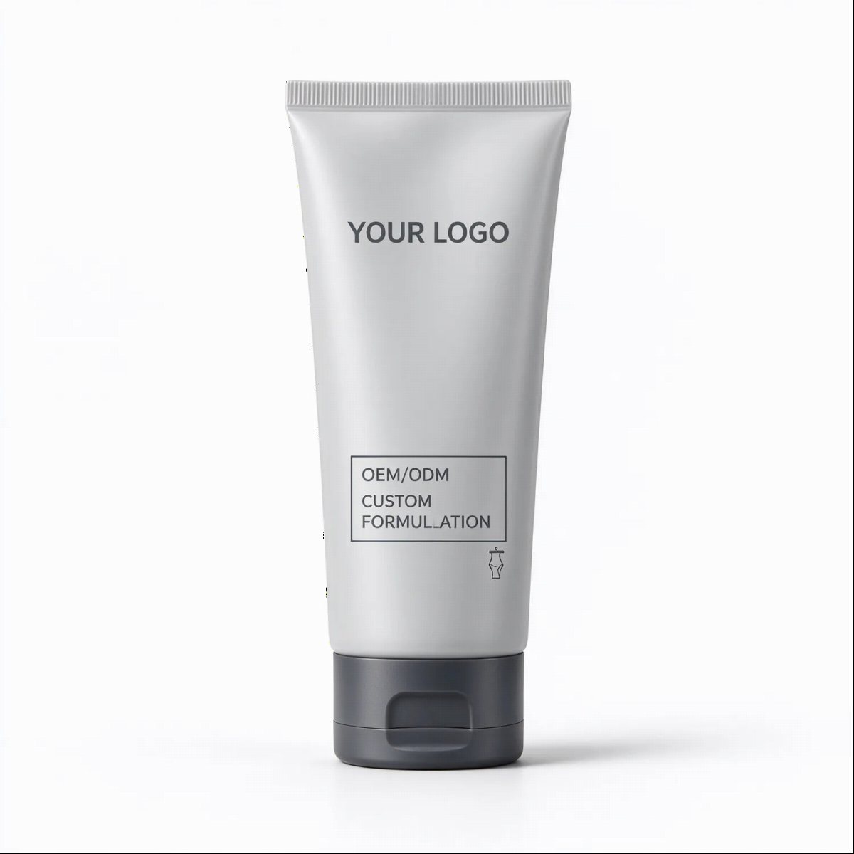 Men's Grey Cleanser Tube | OEM ODM Custom Formula