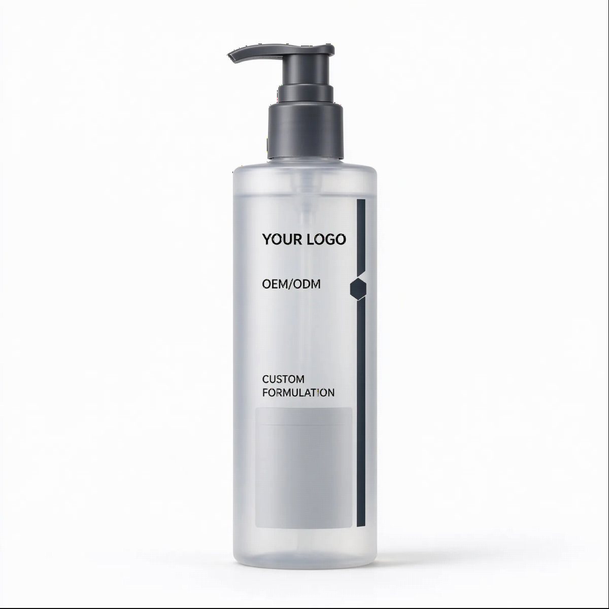 Men's Clear Shower Gel Pump Bottle | OEM ODM Factory