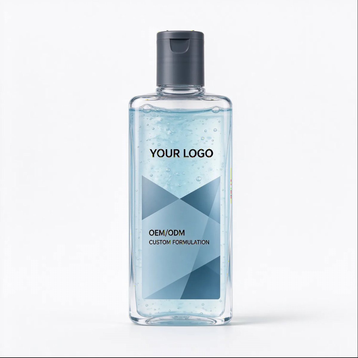 Men's Square Clear Toner Bottle | OEM ODM Custom