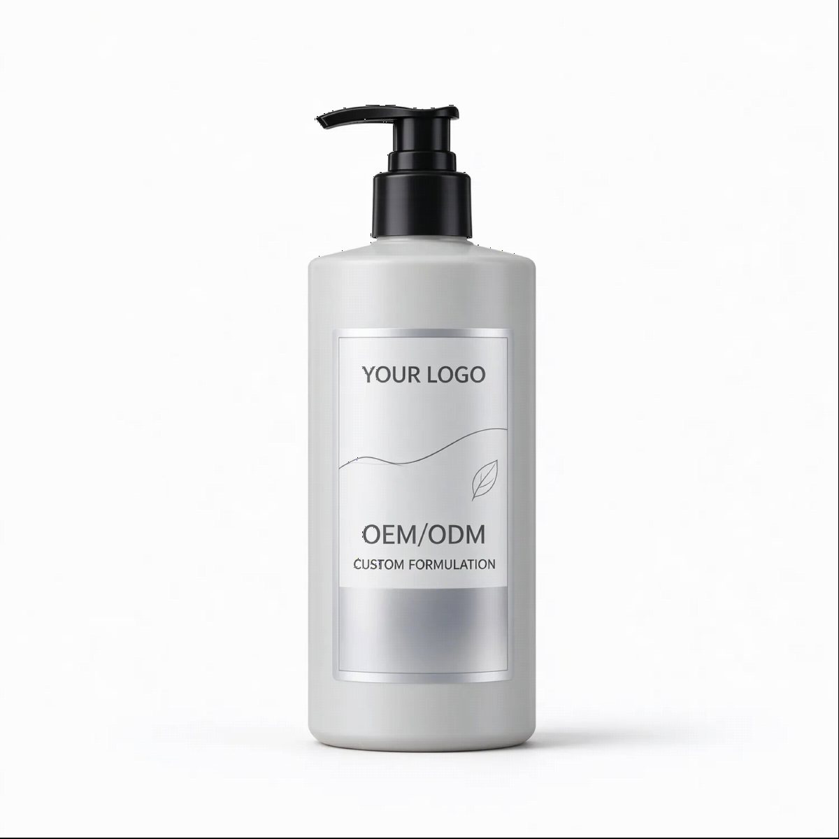 Men's Silver White Body Lotion Pump | OEM ODM