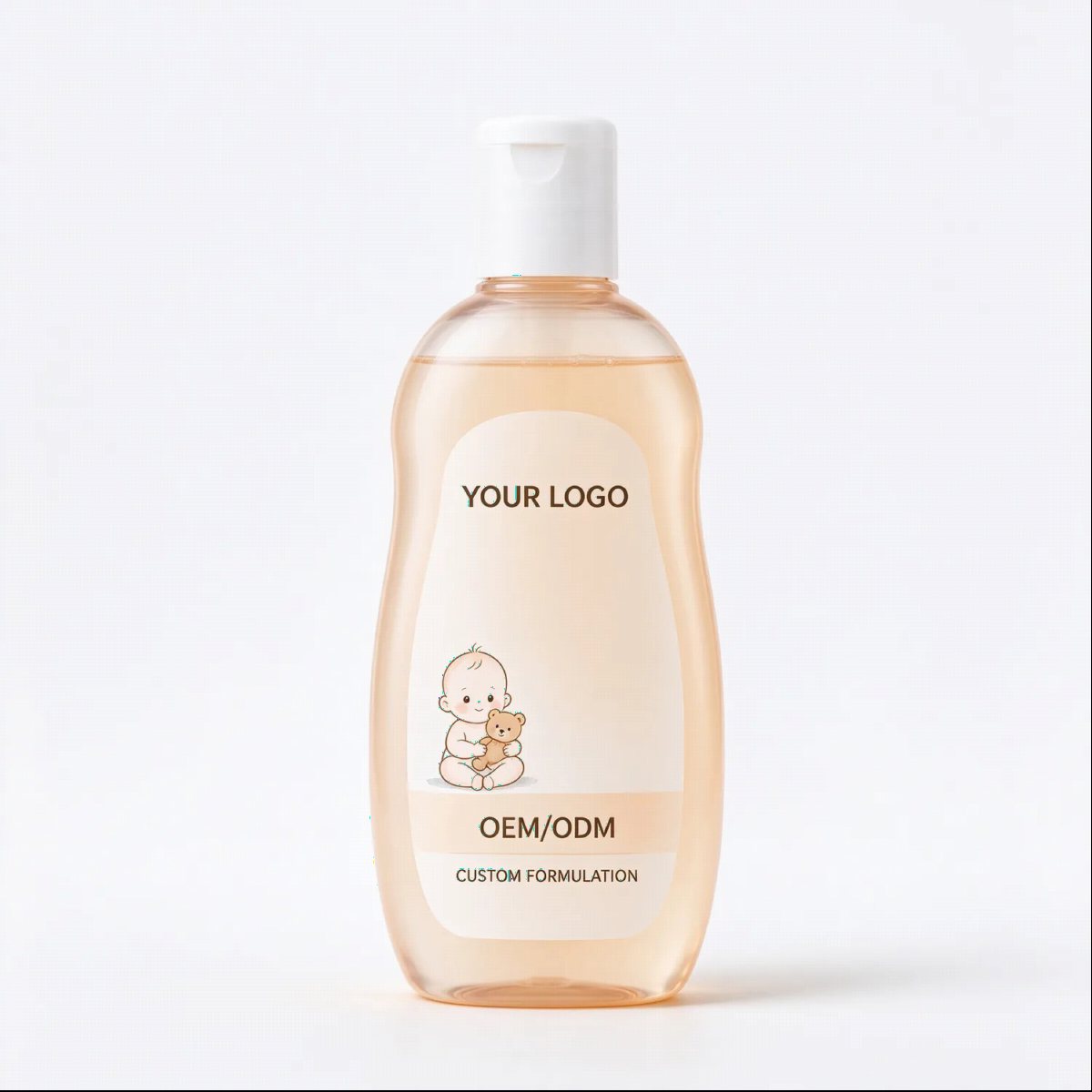 Amber Baby Massage Oil Bottle | OEM ODM Custom Formula