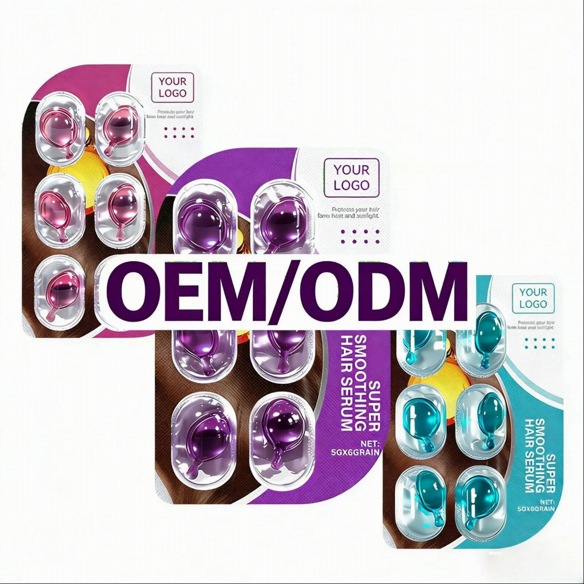 Super Smoothing Hair Serum Capsules | OEM/ODM Capsule Custom