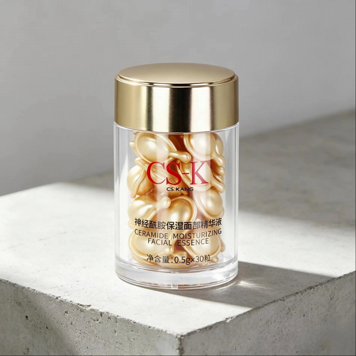 Ceramide Moisturizing Essence Capsules | OEM ODM Beauty Line