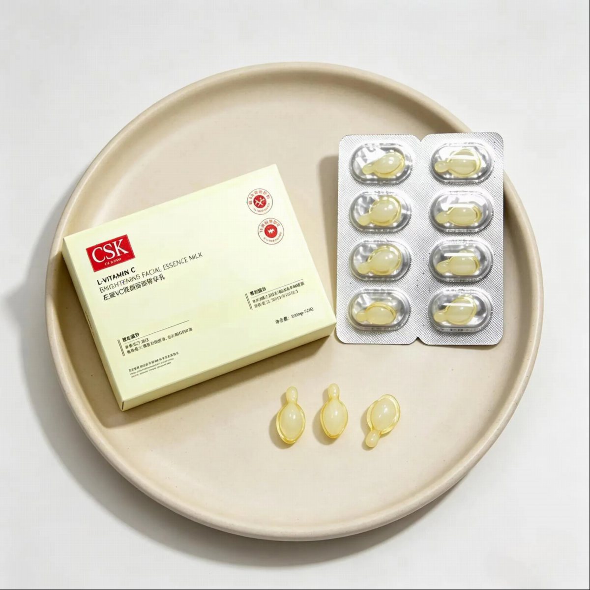 Silver Pearl Revitalizing Serum Capsules | OEM/ODM Fragrance