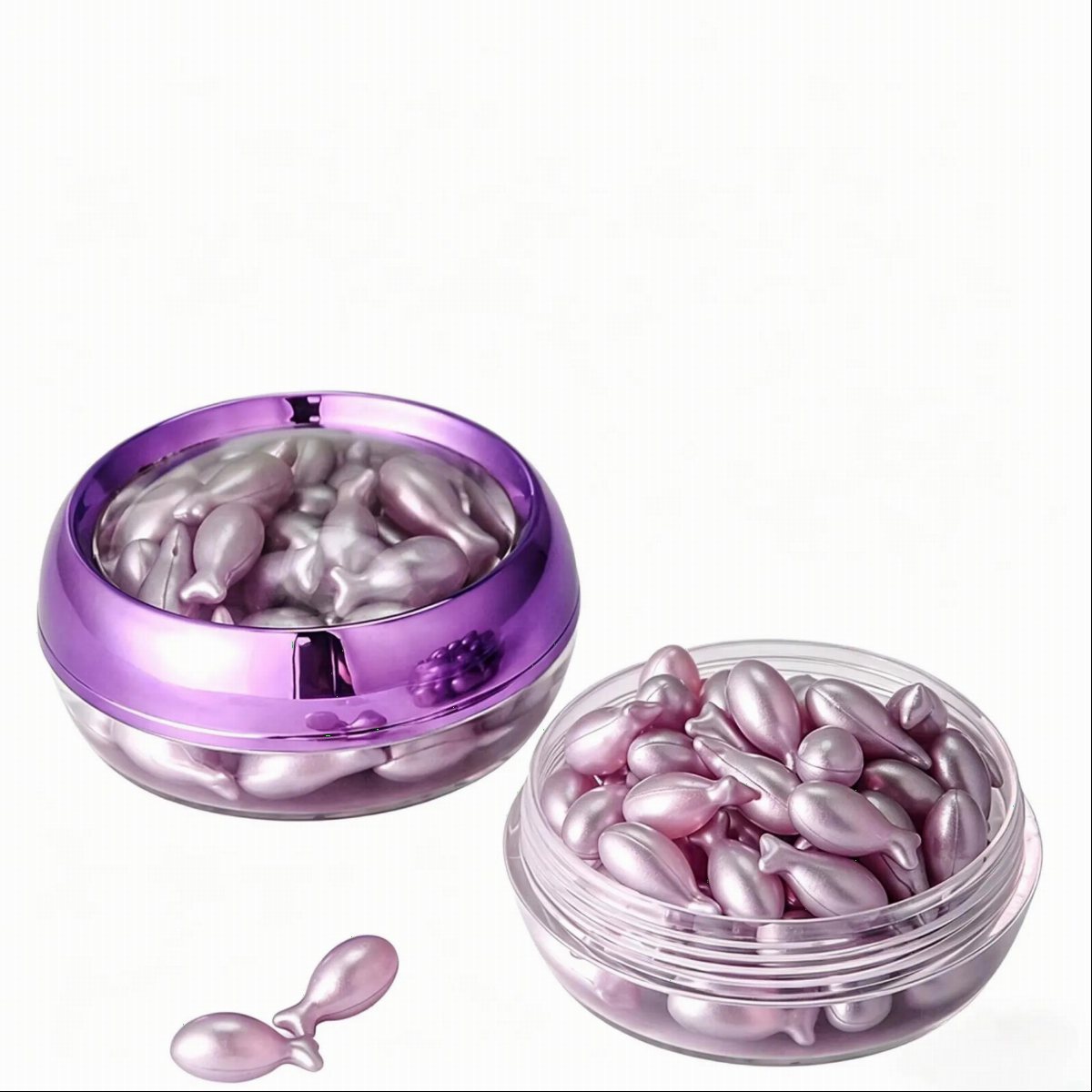 Pink Fish Shape Serum Capsules | OEM ODM Scent Skin Care Lab