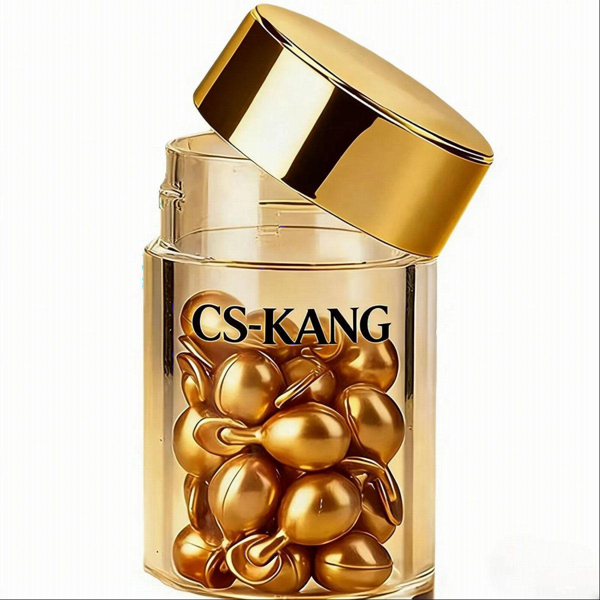 Golden Radiance Facial Oil Capsules | OEM/ODM Capsule Custom