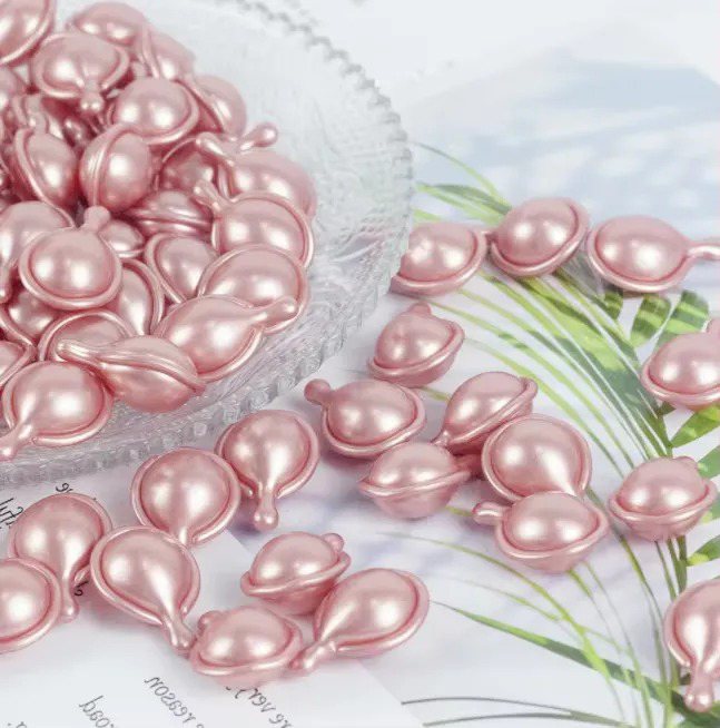 Pearl Pink Facial Capsule Essence Bulk | OEM ODM Beauty Line