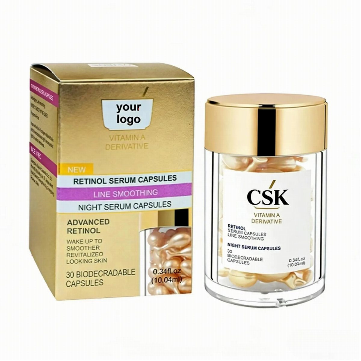 Advanced Retinol Night Serum Capsule | OEM ODM Essence Maker
