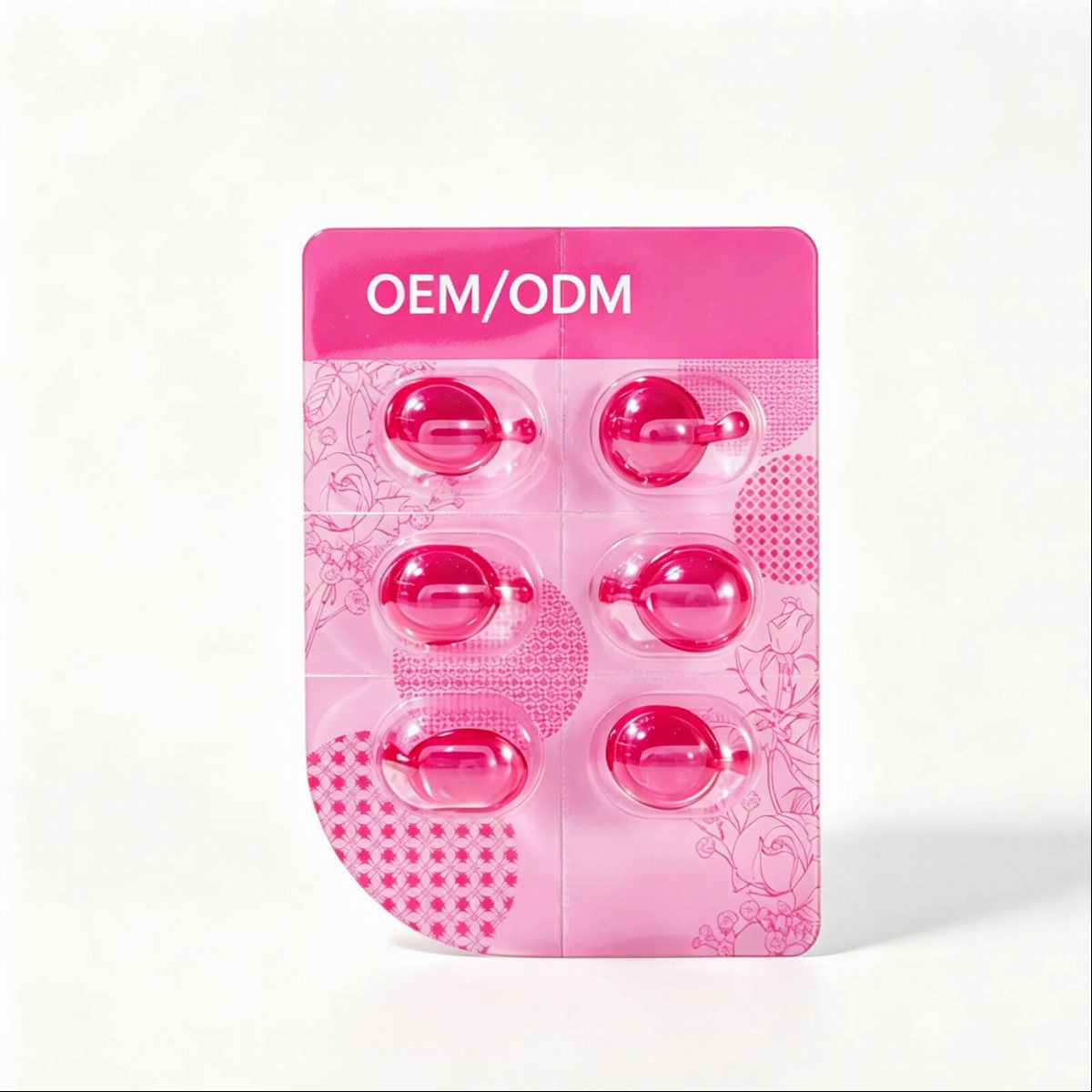 Red Pomegranate Radiance Serum Capsule | OEM ODM Beauty Line