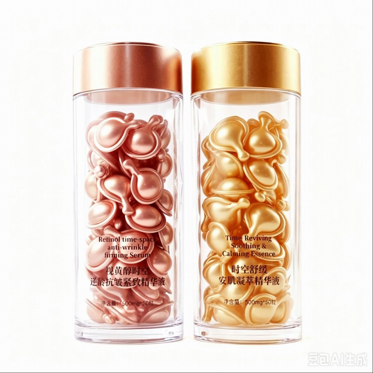 Retinol Duo Capsule Serum Set | OEM/ODM Skincare Beauty Line