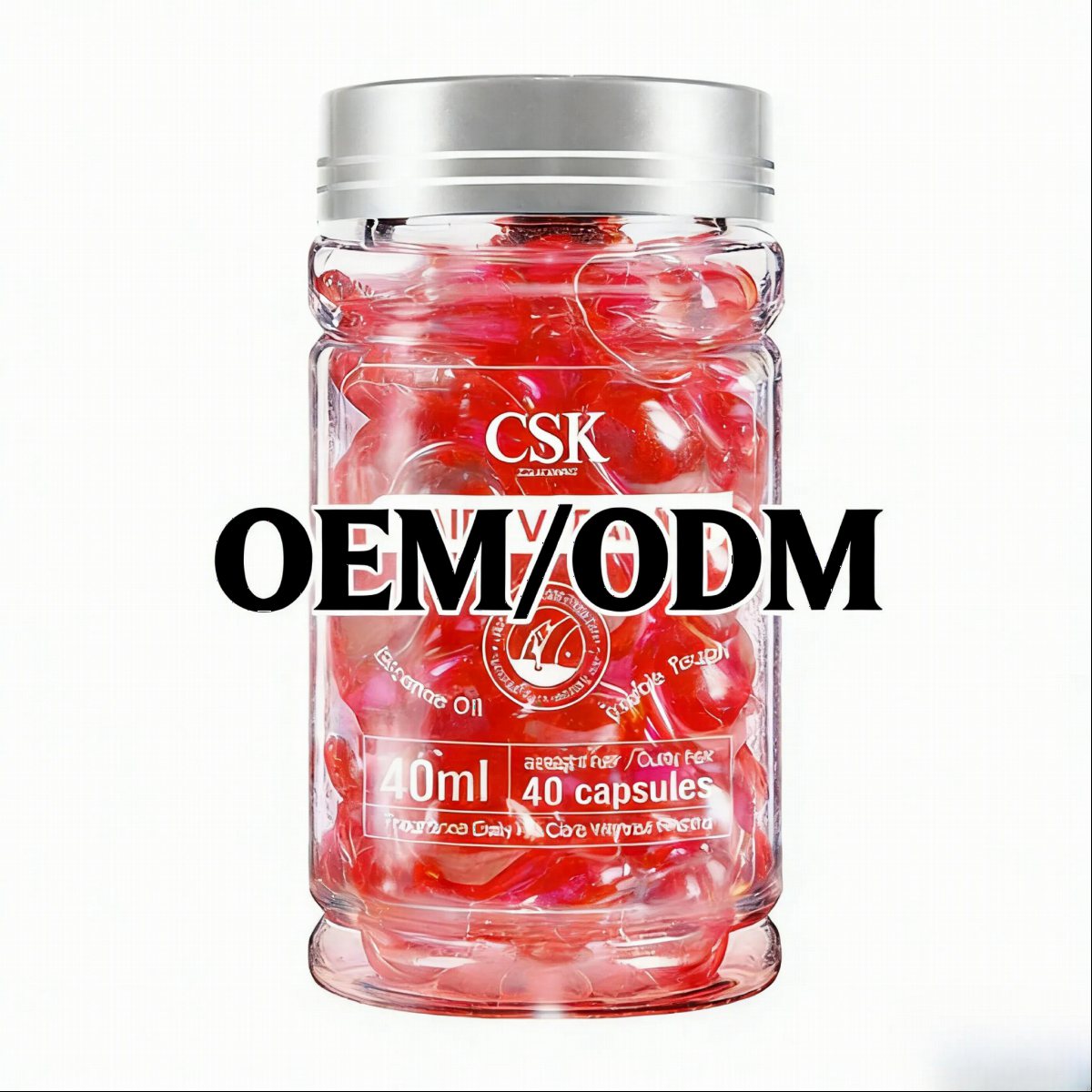 Peach Scented Hair Care Oil Capsules | OEM ODM Essence Maker