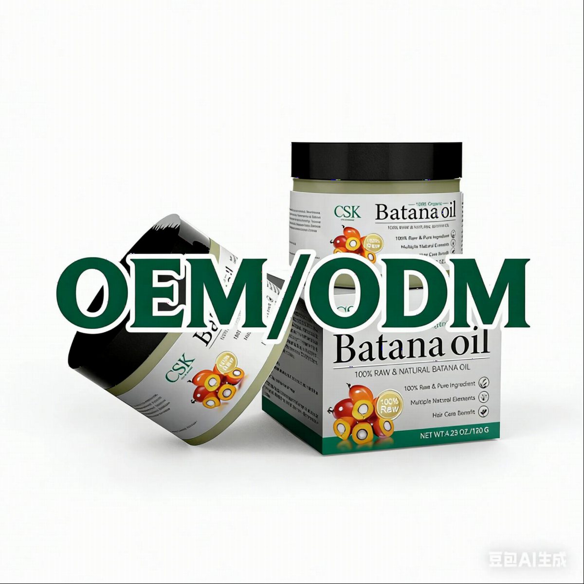 Raw Batana Oil Hair Care Butter Jar | OEM/ODM Capsule Custom