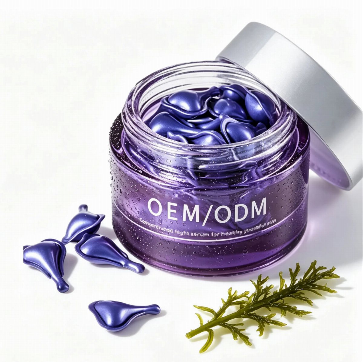 Algae Night Repair Serum Capsules | OEM/ODM Beauty Fragrance