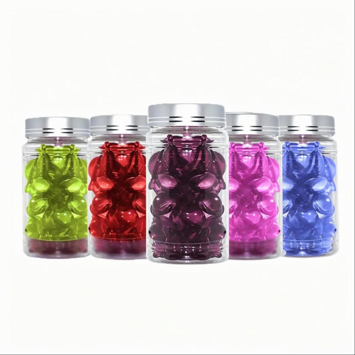 Five Color Capsule Jar Collection Set | OEM/ODM Beauty Maker