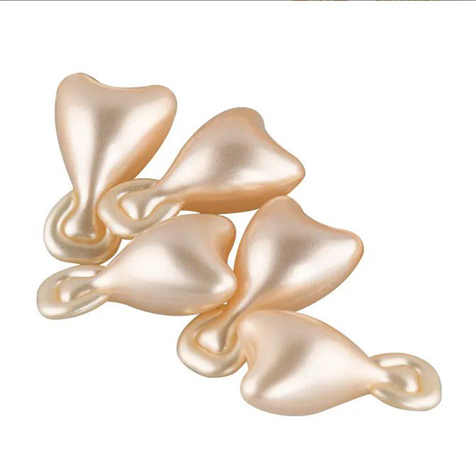 Champagne Pearl Heart Facial Capsule | OEM ODM Essence Maker