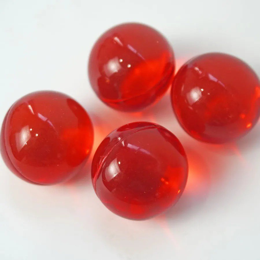 Red Cherry Bath Oil Gel Bead Sphere | OEM/ODM Capsule Custom